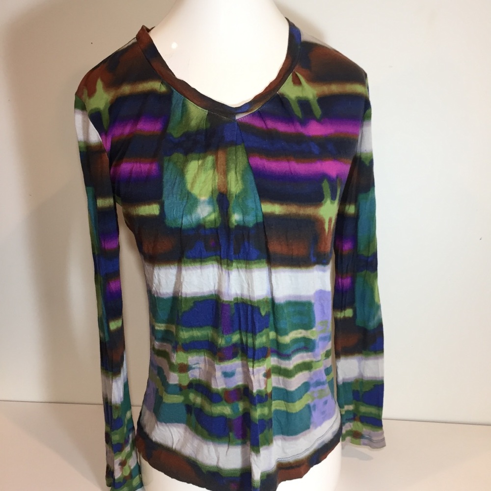 🔴VERA WANG women’s long sleeve multi color XS